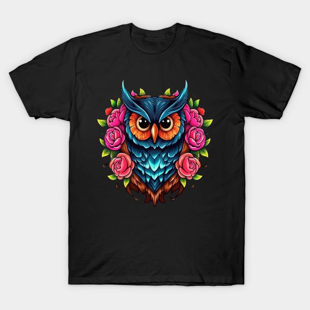 Owl Valentine Day T-Shirt by JH Mart